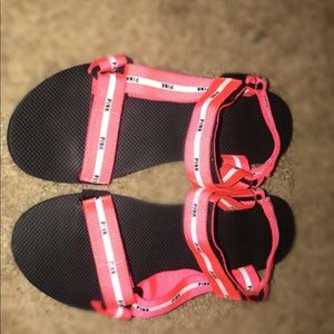 Pink Victoria’s Secret sandals